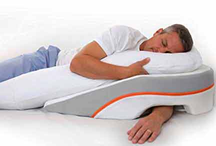 side sleeping wedge pillow